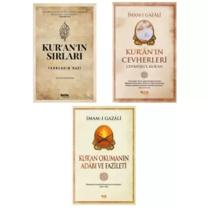 Kur'an'ın Sırları - Kur'an'ın Cevherleri - Kur'an Okumanın Adabı ve Fazileti 3'lü Set