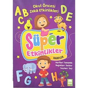 Süper Etkinlikler Harfler Okul Öncesi Zeka Etkinlikleri