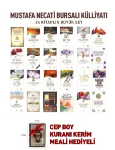 Mustafa Necati Bursalı - 24 Kitaplık Seti - Cep Boy Kuranı Kerim Meali Hediyeli