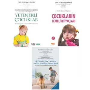Çocukların Temel İhtiyaçları-Yetenekli Çocuklar-Çocukların Sosyal Teşhis ve Tedavileri 3'lü Set