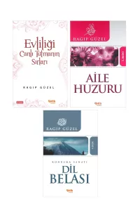 Mutlu Evlilik ve Aile Seti - 3 Kitaplık set - Evliliği Sırları-Dil Belası Aile Huzuru - Ragıp Güzel