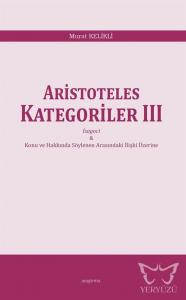 Aristoteles Kategoriler III