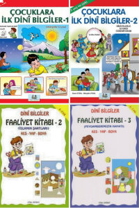 Çocuklar İçin Faaliyetli ve Etkinlikli Temel Dini Bilgiler Seti (4 Kitap)