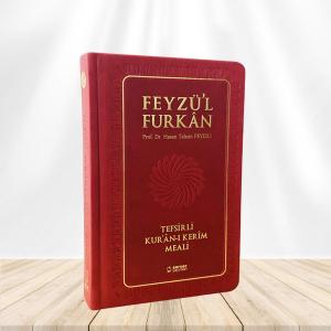 Feyzü'l Furkan Tefsirli Kur'an-ı Kerim Meali (Orta Boy - Tefsirli Meal - Ciltli) Bordo