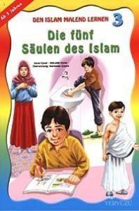 Boyamalı Dini Bilgiler - 3 İslamın Şartları (Almanca) (Kod: 149)