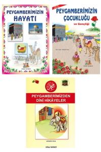 Çocuklar İçin Peygamberimizin Hayatı ve Dini Hikayeleri (3 Kitap)