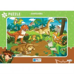 Dinozorlar - 130 Parça Puzzle (BF175)
