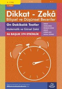 On Dakikalık Testler - Matematik ve Görsel Zeka (8 - 9 Yaş) - Dikkat Zeka