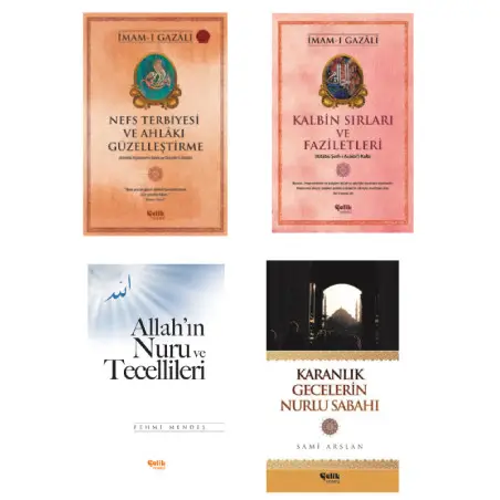 Nefs Terbiyesi-Kalbin Sırları-Allah'ın Nuru Ve tecellileri-Karanlık Gecelerin Nurlu Sabahı 4'lü set