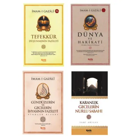 Gündüzlerin ve Gecelerin İhyasının Fazileti-Tefekkür Düşünmenin Fazileti-Dünya ve Hakikati 4'lü Set
