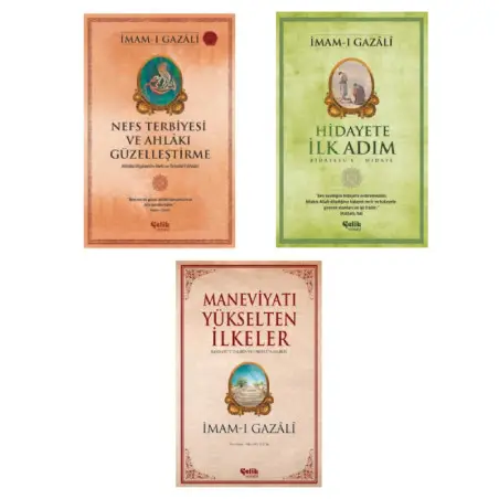 İmam-ı Gazali Seti Nefs Terbiyesi - Hidayete İlk Adım - Maneviyatı Yükselten İlkeler 3'lü Set