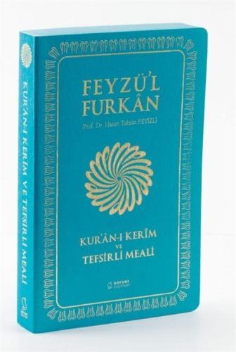 Feyzü'l Furkan Kuran-ı Kerim ve Tefsirli Meali (Cep Boy Karton Kapak) Turkuaz