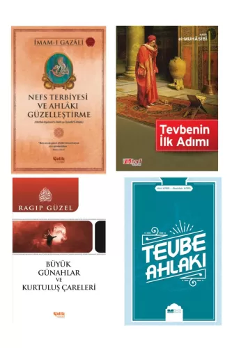 Nefs Terbiyesi - Tevbenin Ilk Adımı - Tevbe Ahlakı - Büyük Günahlardan Kurtuluş Ve Çareleri 4'lü Set