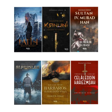 Tarih Serisi 6'lı Set-Fatih Sultan Mehmet-Celâleddin Harezmşah-Alparsl