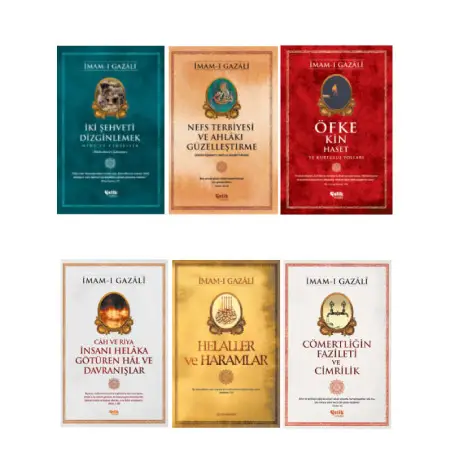 İmam Gazali İki Şehveti Dizginlemek-Nefs Terbiyesi-Öfke ve Kin-Helaller ve Haramlar 6'lı Set