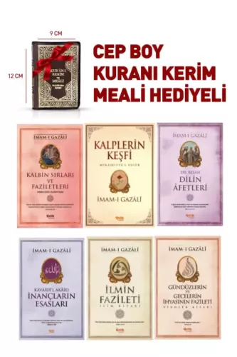 Hediyeli Imamı Gazali Seri Kalplerin Keşfi-dilin Afetler-ilmin Fazileti-kalbin Sırları Ve Faziletleri