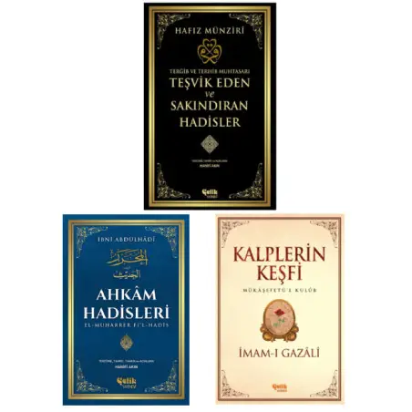 Teşvik Eden ve Sakındıran Hadisler - Ahkâm Hadisleri - Kalplerin Keşfi 3'lü Set