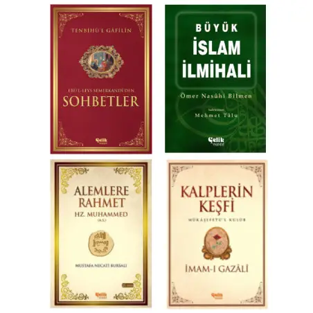 Tenbihü'l Gâfilîn-Büyük İslam İlmihal-Alemlere Rahmet Hz Muhammed-Kalplerin Keşfi 4'lü Set