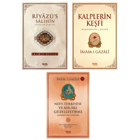 imam Gazali Seti Kalplerin Keşfi - Nefs Terbiyesi - Riyazü's Salihin 3'lü Set