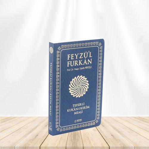 Feyzü'l Furkan Tefsirli Kur'an-ı Kerim Meali (Sempatik Cep Boy - İnce Cilt) Lacivert