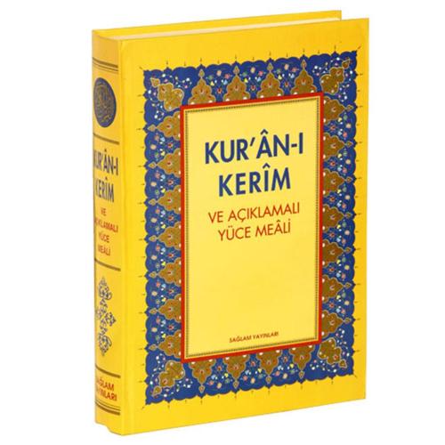 Kur'an-ı Kerim ve Açıklamalı Yüce Meali Orta boy 3lü meal