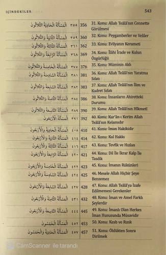 İslam İnancına Dair Beş Temel Eser Akaid Risaleleri Tercümesi