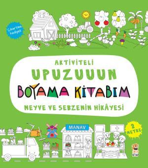 Aktiviteli Upuzuuun Boyama Kitabım - Meyve Ve Sebzenin Hikayesi