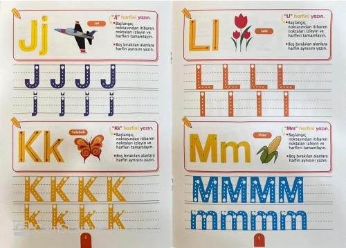 Alfabe Tükenmeyen Yazı Defteri