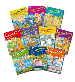 Allahın İsimlerini Öğreniyorum 1 Set (10 Kitap)