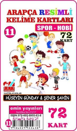 Arapça 11.Spor-Hobi / Resimli Kelime Kartları 72-Kart