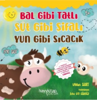 Bal Gibi Tatlı Süt Gibi Şifalı Yün Gibi Sıcacık, 3'lü Set