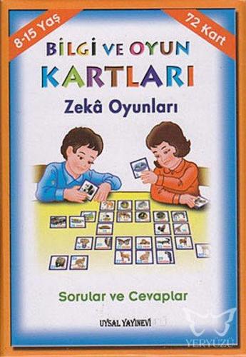 Bilgi ve Oyun Kartları Zeka Oyunları (8-15 Yaş) &