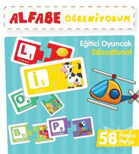 Blue Focus Alfabe Öğreniyorum (58 Parça)