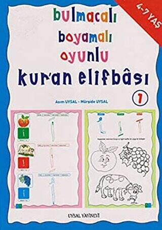 Bulmacalı Boyamalı Oyunlu Kuran Elifbası 1 (4-7 Yaş)
