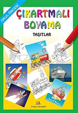 Okul Öncesi Çıkartmalı Boyama Taşıtlar