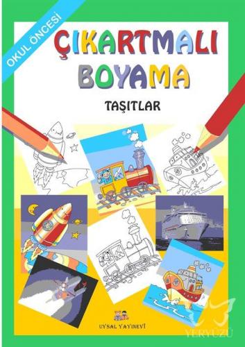 Çıkartmalı Boyama -Taşıtlar