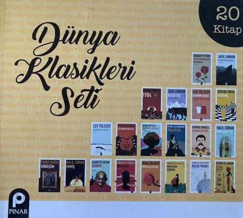 Dünya Klasikleri Seti (Kutulu 20 Kitap Takım)