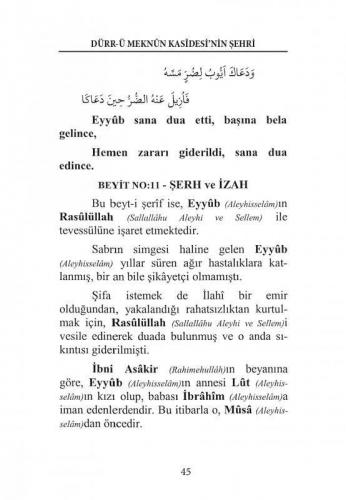 Dürru Meknün Kasidesinin Şerhi