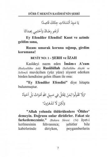 Dürru Meknün Kasidesinin Şerhi