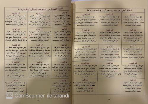 Kelime Manalı İzahlı Ve Şemalı Emsile Tercümesi