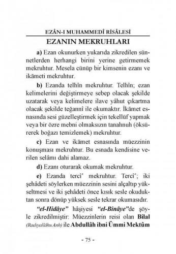 Ezanı Muhammedi Risalesi