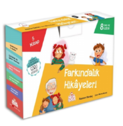 Farkındalık Hikâyeleri;1) Disleksi mi O da Ne? 2) Çocuklar da Şeker Olurmuş 3) Dedem Alzaymır Olmuş 4) Astım Denilen Bir Hastalık 5) Arkadaşım Hiperaktif