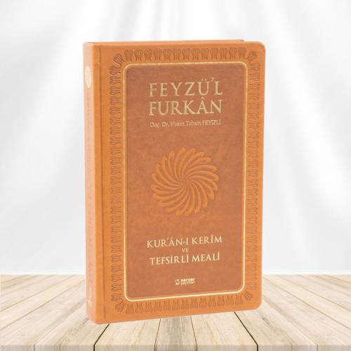 Feyzü'l Furkan Tefsirli Kuran-ı Kerim Meali Metinsiz (Büyük Boy Ciltli) Taba
