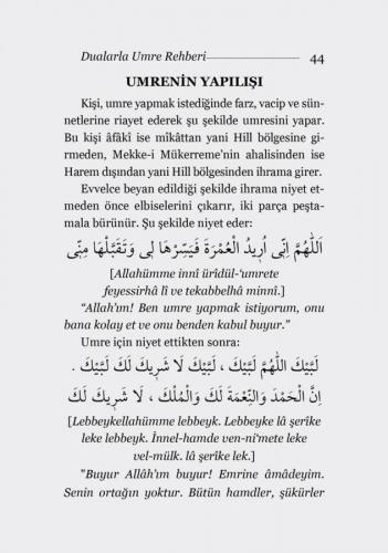 Geniş İzahlı Umre Rehberi ve Duaları
