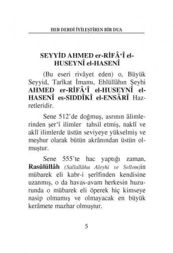 Her Derdi İyileştiren Bir Dua