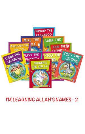 Im Learning Allahs Names 2 SET (10 Books) - Allahın İsimlerini Öğreniyorum 2 SET (İngilizce-10 Kitap)