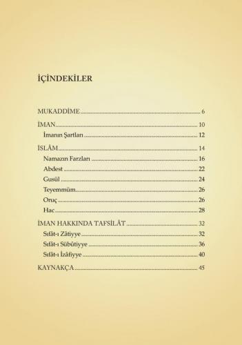 İman ve İslam Risalesi