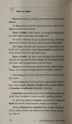 Mesnevi Bahçesinden İnci Sandığı