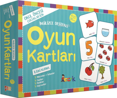 İngilizce Destekli Oyun Kartları İlişki Kurma