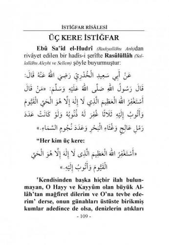 İstiğfar Risalesi